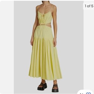 Jonathan Simkhai Yellow Rem Dress - Small